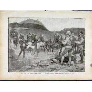   Boer War By Richard Danes Men Riding Into Hunters Camp
