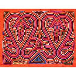 Geometrical Design Mola Tapestry (Panama)  