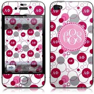  Hard Phone Cases   Alpha Phi (Bubbles) Cell Phones & Accessories