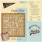moda u quilt pattern lucky nine 78 x 78 $ 9 95 see suggestions