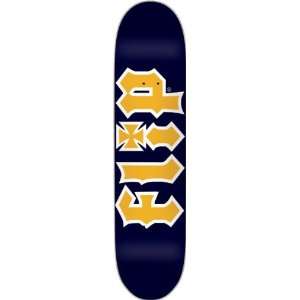  Flip Hkd Blue Yellow Deck 7.75 Skateboard Decks Sports 