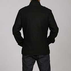 Calvin Klein Mens Wool Blend Stand Collar Coat  