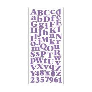 Sticko Alphabet Stickers Bambi Large Purple; 3 Items/Order 