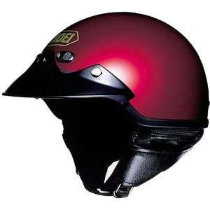   St Cruz Cruiser Motorcycle Helmet   Wine Red / X Small: Automotive