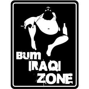  New  Bum Iraqi Zone  Iraq Parking Sign Country