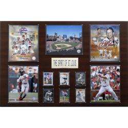   Cardinals All time Greats 24x36 Cherry Wood Plaque  Overstock