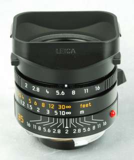 New@ Leica Summicron M 35mm F/2 ASPH 6 Bit Black Summicron 35 fit M9 