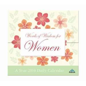  Words of Wisdom for Women 2010 Small Daily Boxed Calendar 