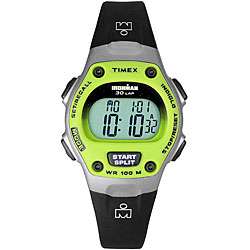Timex Ironman Mens Green Dial Black Rubber Watch  Overstock