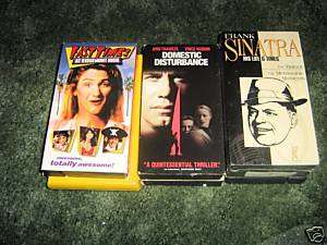 FRANK SINATRA  HIS LIFE & TIMES VHS TAPE & 5 TAPES FREE  