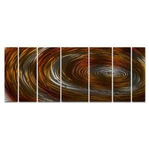  Nebula Contemporary painting on metal by Ash Carl, modern 