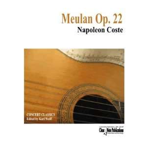  Meulan   Op.22 (for solo guitar) Napoleon Coste Books
