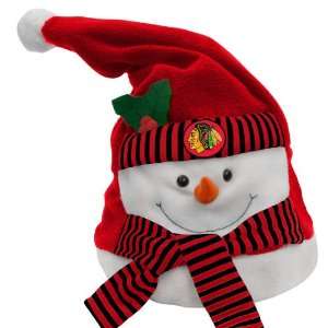  Blackhawks Animated Musical Christmas Snowman Hat