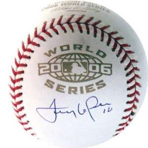  Tony LaRussa 2006 Autographed World Series Baseball 