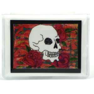   Skull & Roses Business Card Case*MADE IN THE USA #511