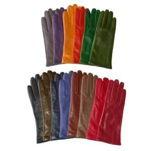  Ladies Melody Leather Gloves with Matching Cashmere 