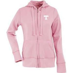 Tennessee Womens Zip Front Hoody Sweatshirt (Pink)   Small 