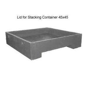  Lid For Stacking Container 45x45 600 Lb Cap. Gray