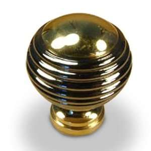   Brass, Knob (CENT10525 3NB)   Pol Brass/Black Nickel