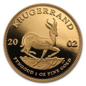  2002 1 oz Proof Gold South African Krugerrand Everything 