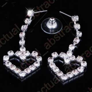 Choker necklace earring 6sets Czech rhinestone  
