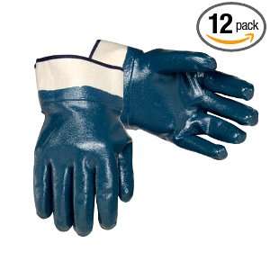  Steiner 1662X Work Gloves, Heavyweight Blue Nitrile Palm 