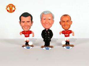 Soccer Man Utd 3pcs Ferguson/Rooney/Giggs 2.6 Doll Toy Figure 