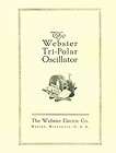 Webster Tri   Polar Oscillator Manual