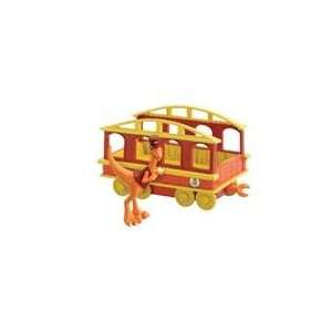   Dinosaur Train Conductor Collectible Figure & Train Car: Toys & Games