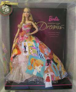 Barbie 50th Anniversary GENERATION OF DREAMS MINT  