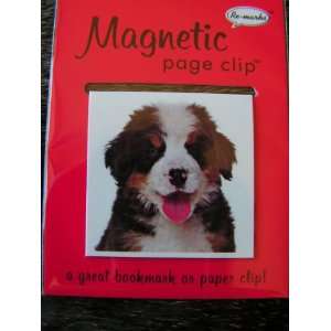  Puppies   Bernese Mountain Dog Deluxe Single Magnetic Page 