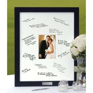 Guest Book Frame   With Engraved Plate 