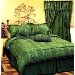   Tone Jacquard King Bed in a Bag Comforter Bedding Set: Home & Kitchen