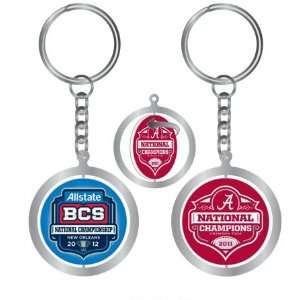  Alabama 2011 National Champs Spinning Key Chain: Sports 