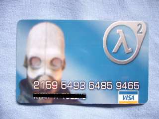 Fake Credit Card Half Life Black Mesa portal2  