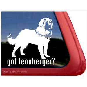  Got Leonberger? ~ Leonberger Vinyl Window Auto Decal 