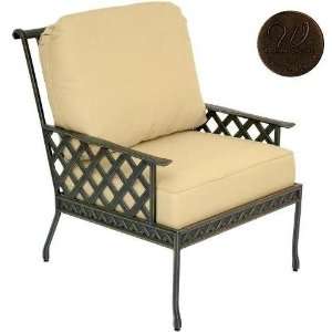   Back Deep Seating Club Chair Frame Only, Spice: Patio, Lawn & Garden