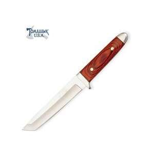  Traditional Red Wood Handle Tanto