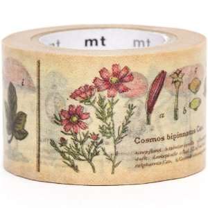  wide mt Washi Masking Tape deco tape with plants Toys 