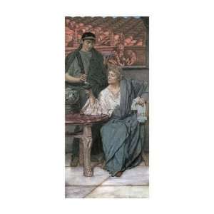   Lawrence Alma Tadema   The Roman Wine   Tasters Giclee: Home & Kitchen