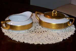 Epiag/Czechoslovakia   Royal   Sugar Bowl & Creamer Set  