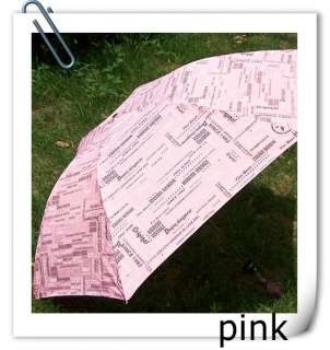 Folding Parasol Compact Totes Newspaper Pencil Umbrella  
