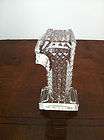 WATERFORD CRYSTAL # 1 PAPERWEIGHT (5 X 2 5/8 X 1 1/