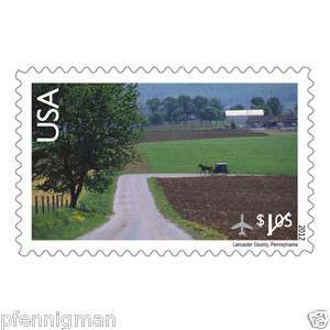 2012 Lancaster County, Pennsylvania $1.05 Airmail Single Stamps MNH 