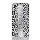 Bling Diamond Faceplate Case For Apple Iphone 4 4G 4Gs 4S Phone Silver 