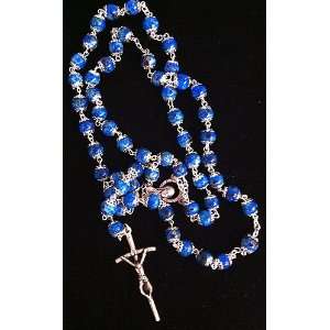  Italian Hand Assembled Catholic Rosary 16+7 inches
