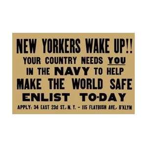  New Yorkers wake up!! Your country needs you in the Navy 