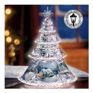 Thomas Kinkade Crystal Reflections   Christmas Tree:  Home 