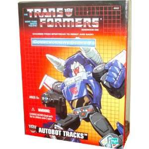   Robot Action Figure   Autobot TRACKS with Black Beam Gun and 2 Missile