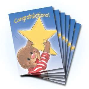   Congratulations Greeting Card 6 pack 10285: Health & Personal Care